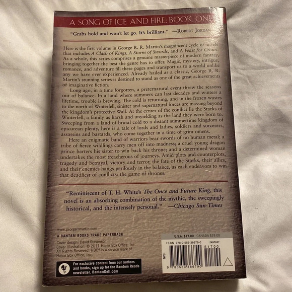 Game of Thrones - George R.R. Martin best selling author - softcover book - Picture 2 of 2